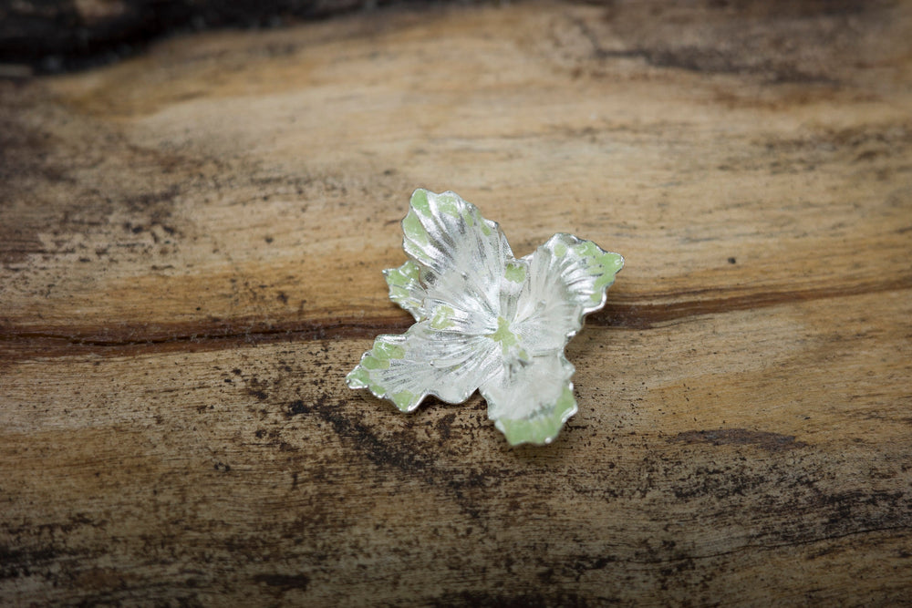 Jewellery made from herbal waste