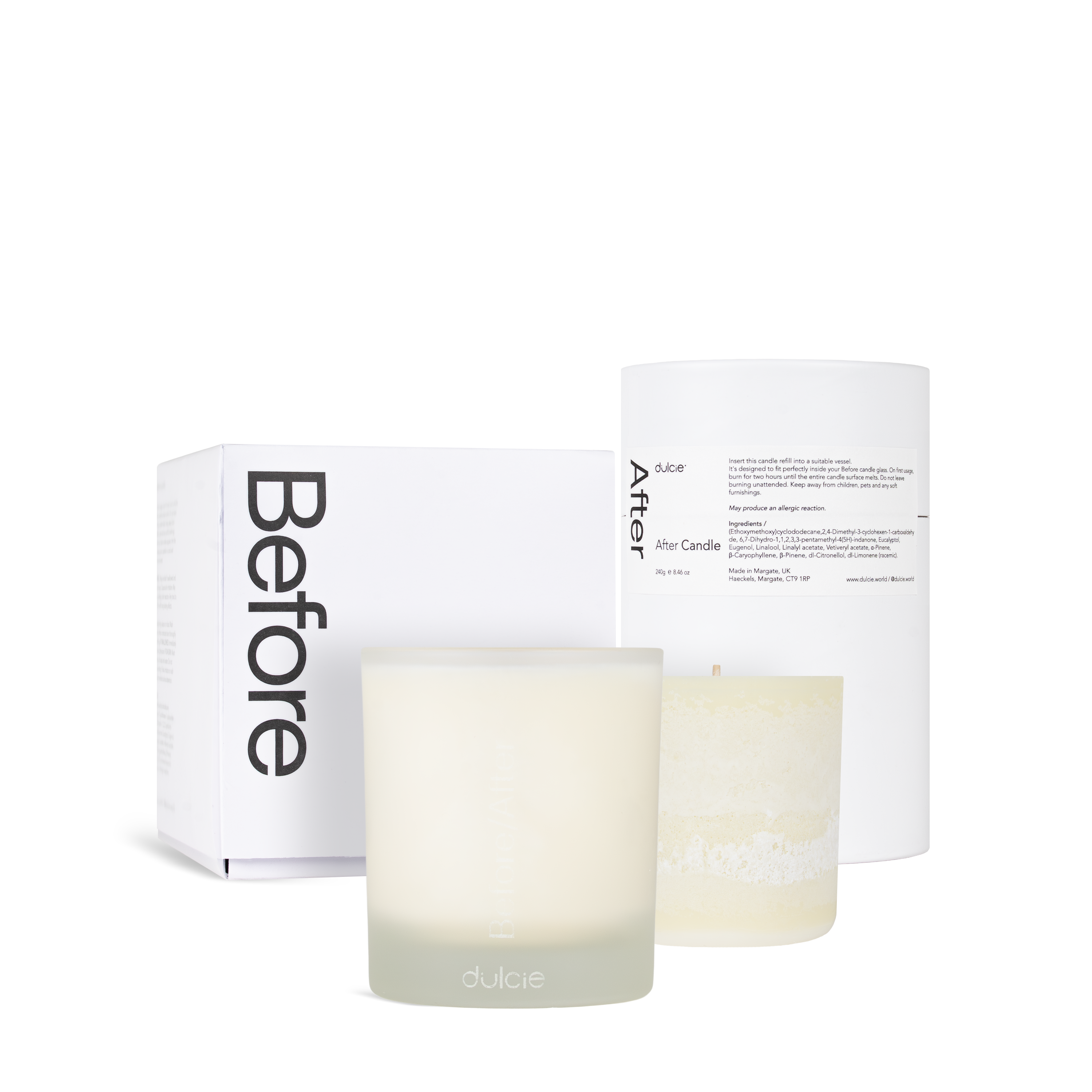 Before / After Candle + Refill