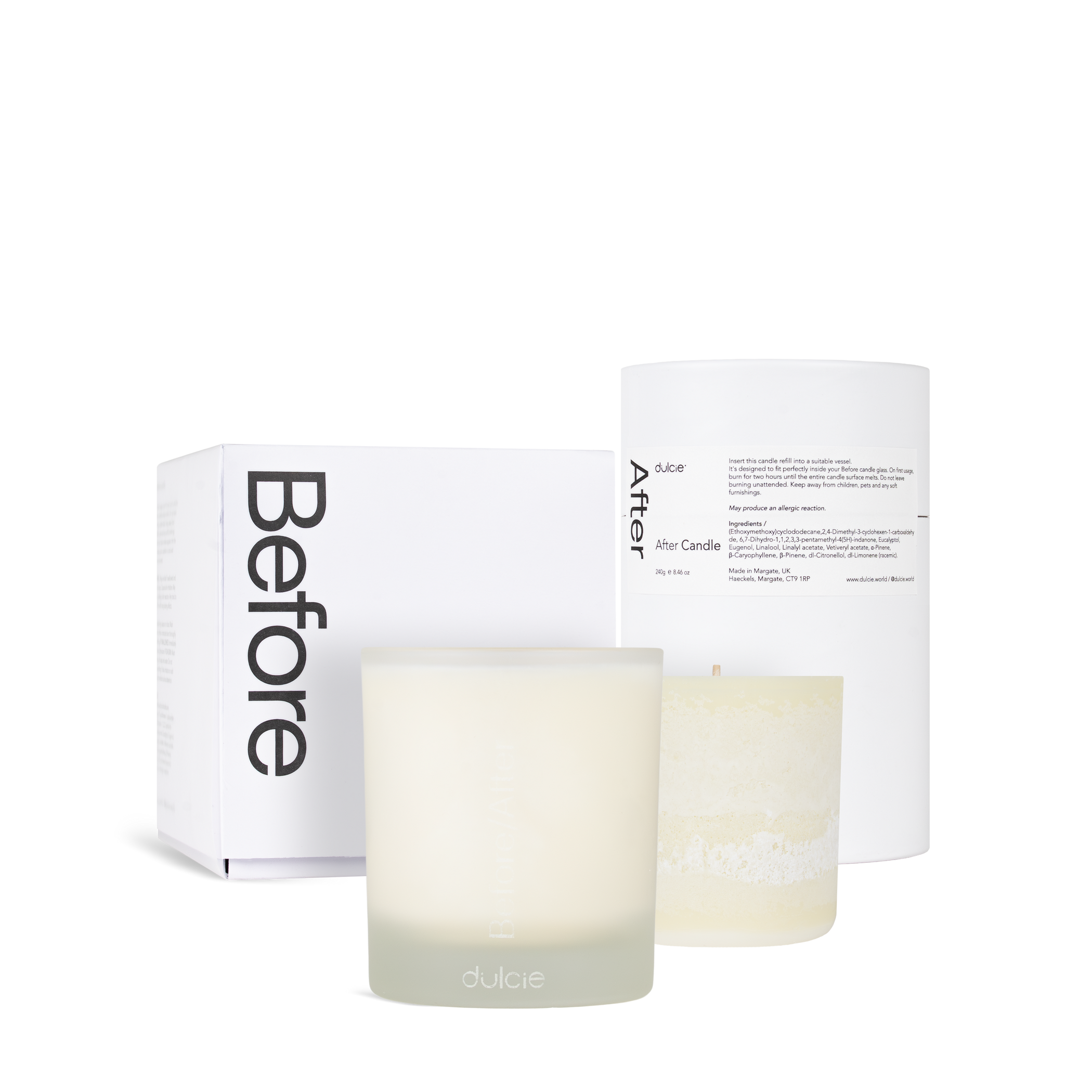 Before / After Candle + Refill
